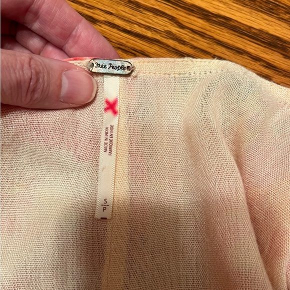 Free People Freddy Tie Mini Dress in Fruit Punch Size S - Picture 15 of 15